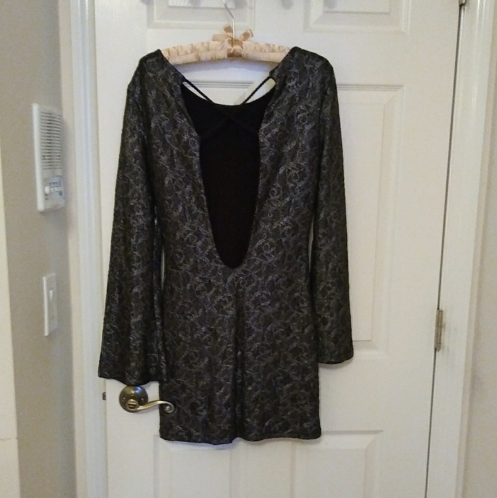Nightcap Priscilla Metallic Lace Dress - Picture 8 of 8